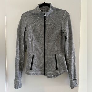 Lululemon herringbone grey define jacket size8
